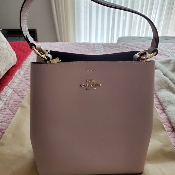 Coach Blush Leather Town Bucket Bag - Picture 2 of 7